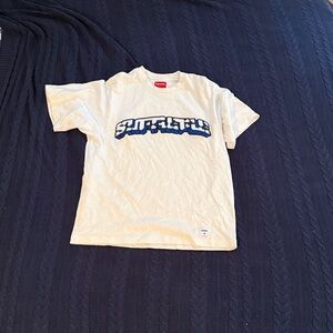 Supreme White Tee with Graffiti Logo